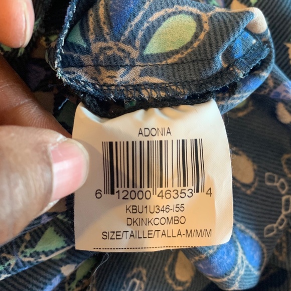 BCBG MaxAzria Adonia Canvas Printed Blouse & Wide Leg Pant Medium Beach Coastal - Picture 12 of 12